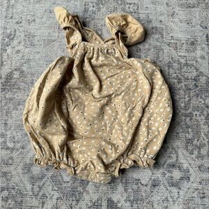 Rylee + Cru Ruffle Strap Bubble Romper 0-3 Months